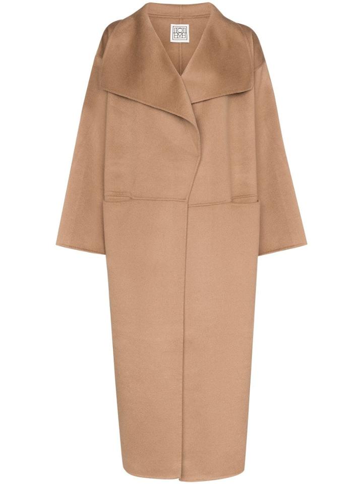 Toteme Soft-knit Overcoat - Brown