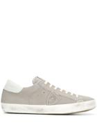Philippe Model Distressed Low Top Sneakers - Grey
