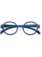 Mykita - 'nunki' Glasses - Unisex - Acetate - One Size, Blue, Acetate
