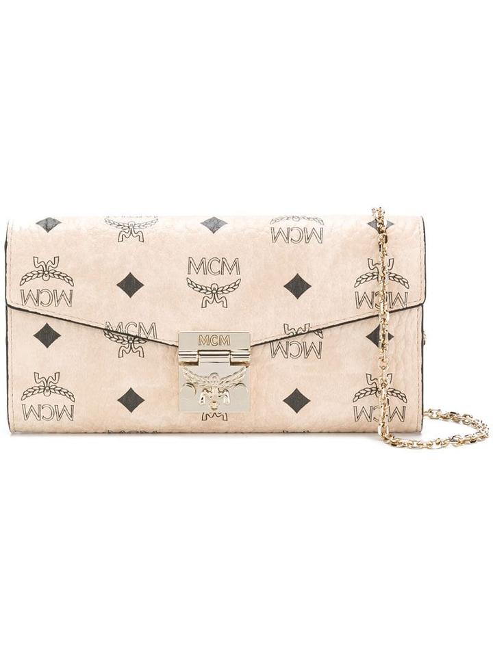 Mcm Patricia Two Fold Wallet - Neutrals