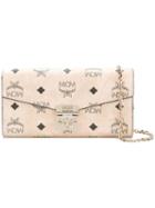 Mcm Patricia Two Fold Wallet - Neutrals