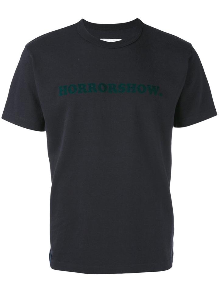 Sacai - Horrorshow T-shirt - Men - Cotton - 1, Blue, Cotton
