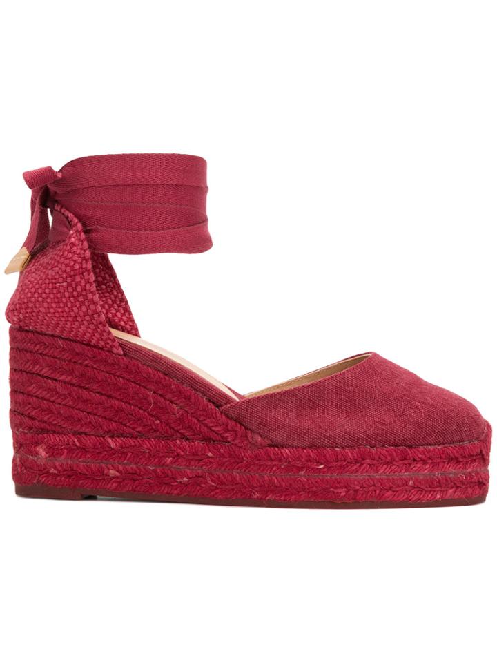 Castañer Carina Espadrilles - Pink & Purple