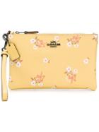 Coach Floral Print Purse - Yellow & Orange