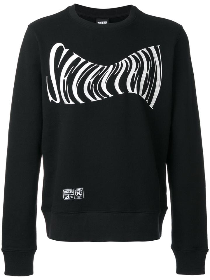 Ktz Seventeen Embroidered Sweatshirt - Black