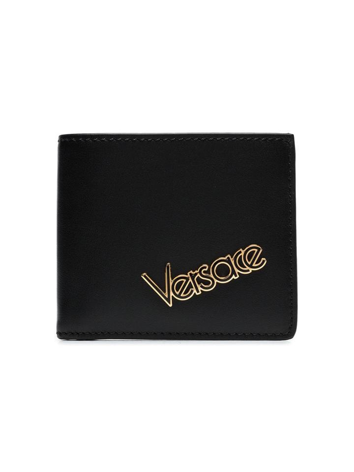 Versace Logo Wallet - Black