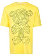 Blackbarrett 'mesh Bear' Print T-shirt - Yellow & Orange