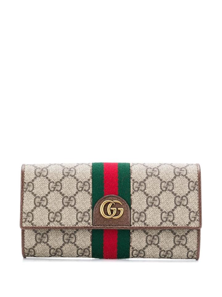 Gucci Monogram Wallet - Neutrals