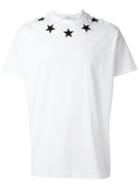 Givenchy Star Patch T-shirt, Men's, Size: Xs, White, Cotton/acrylic/polyester/wool
