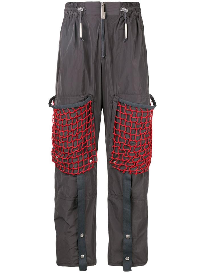 A-cold-wall* Mesh Pocket Trousers - Grey