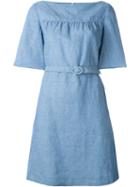 A.p.c. Belted Wide-sleeve Dress