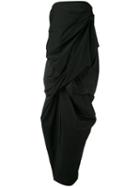 Rick Owens - Tangle Gown - Women - Cotton/polyamide/polyester/cupro - 44, Black, Cotton/polyamide/polyester/cupro