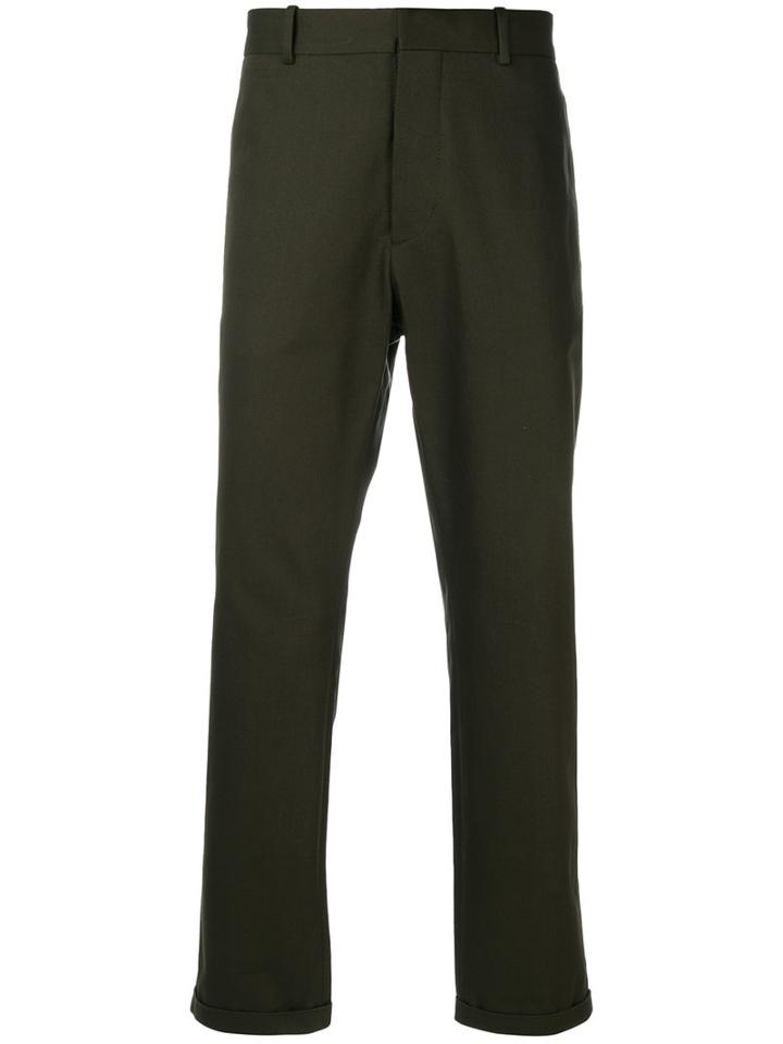 Marni - Straight Trousers - Men - Cotton - 52, Green, Cotton