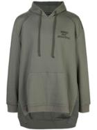 Bmuet(te) Quote-print Oversized Hoodie - Green
