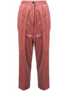 Ps By Paul Smith Corduroy Triple-pleat Trousers - Pink