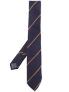 Brunello Cucinelli Striped Tie - Blue