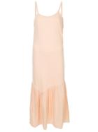 Comme Des Garçons Vintage Ruffled Hem Slip Dress - Pink
