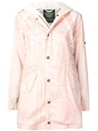 Mr & Mrs Italy Jungle Printed Parka Coat - Pink