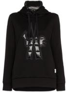 Moncler Grenoble Maglia Neck Insert Hooded Jumper - Black