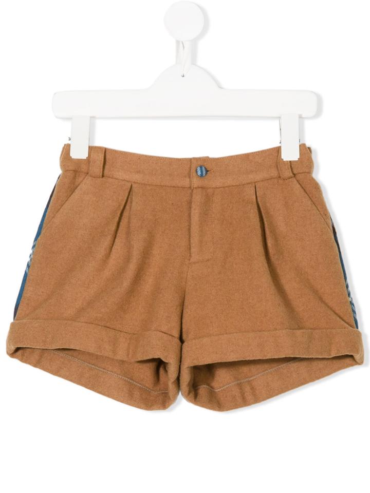 Oscar De La Renta Kids Classic Shorts - Brown