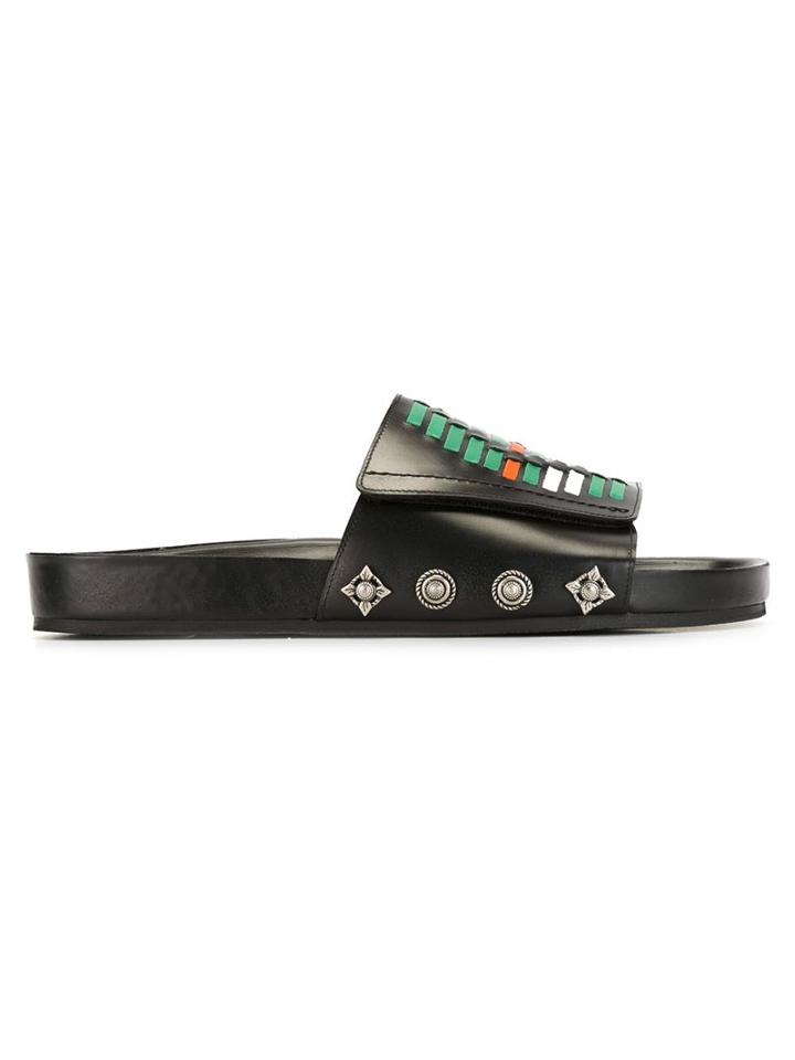 Toga Leather Slidders