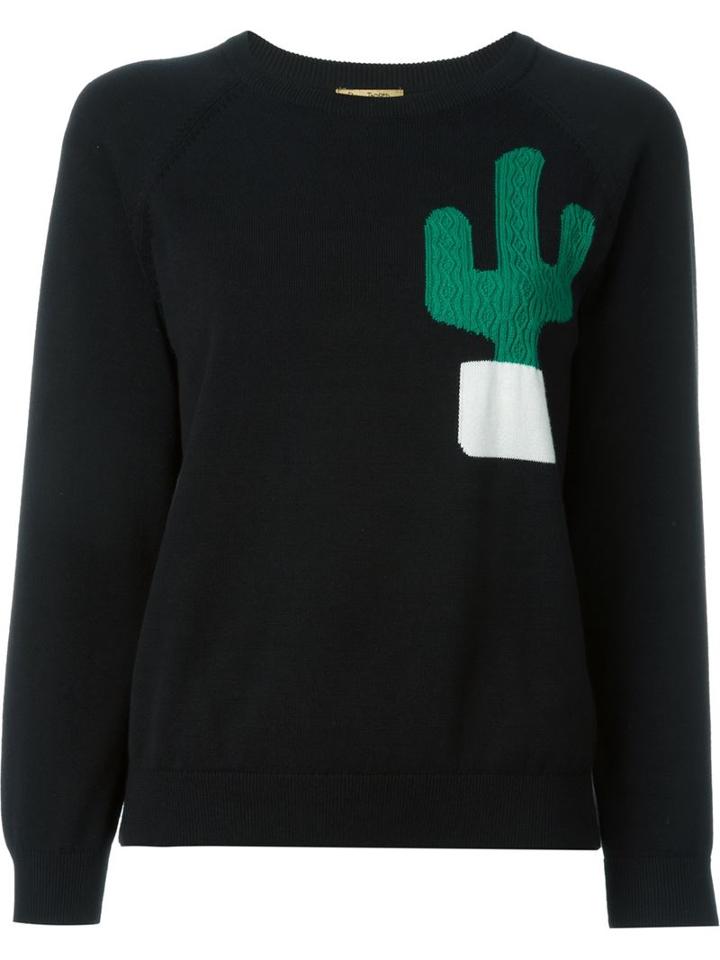 Peter Jensen Cactus Intarsia Jumper