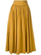 Woolrich Midi Full Skirt - Yellow & Orange