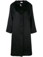 Lanvin Embellished Long Coat - Black