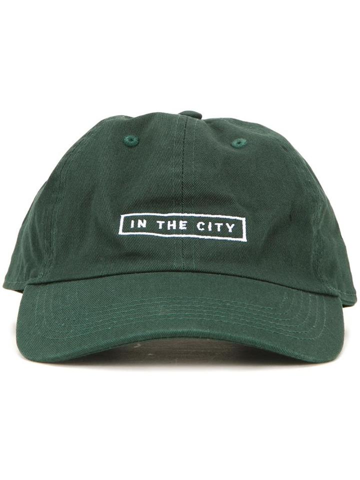 Cityshop 'in The City' Cap, Men's, Green, Cotton