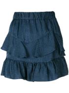 Iro Ruffled Skirt - Blue