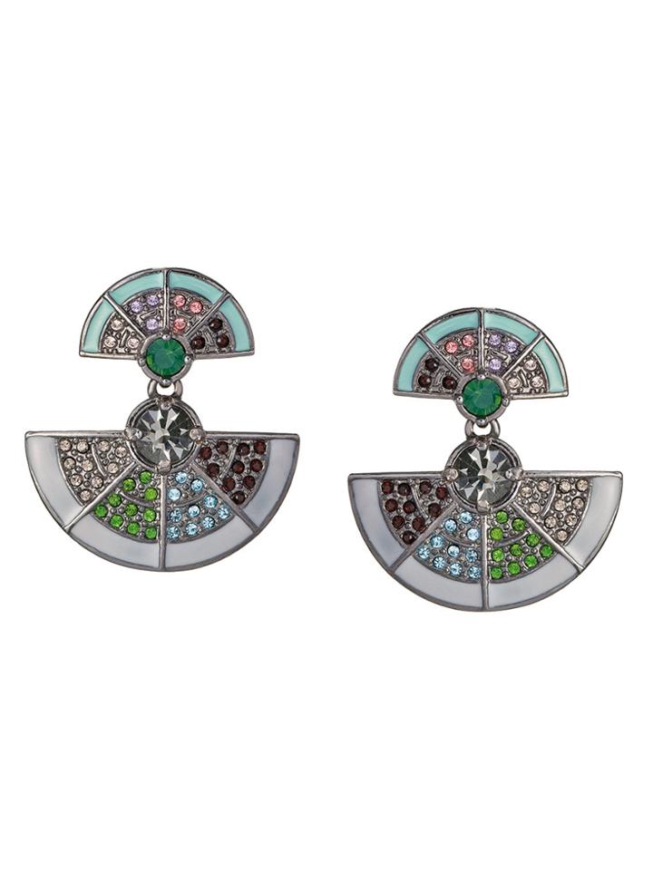 Camila Klein Enamel Embellished Earrings - Unavailable