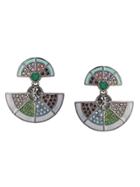 Camila Klein Enamel Embellished Earrings - Unavailable