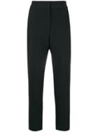 Msgm Classic Cropped Trousers - Black