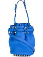 Alexander Wang Diego Bucket Crossbody Bag, Women's, Blue, Leather/metal