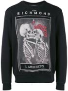 John Richmond - Skull Print Sweatshirt - Men - Cotton/polyester - L, Black, Cotton/polyester