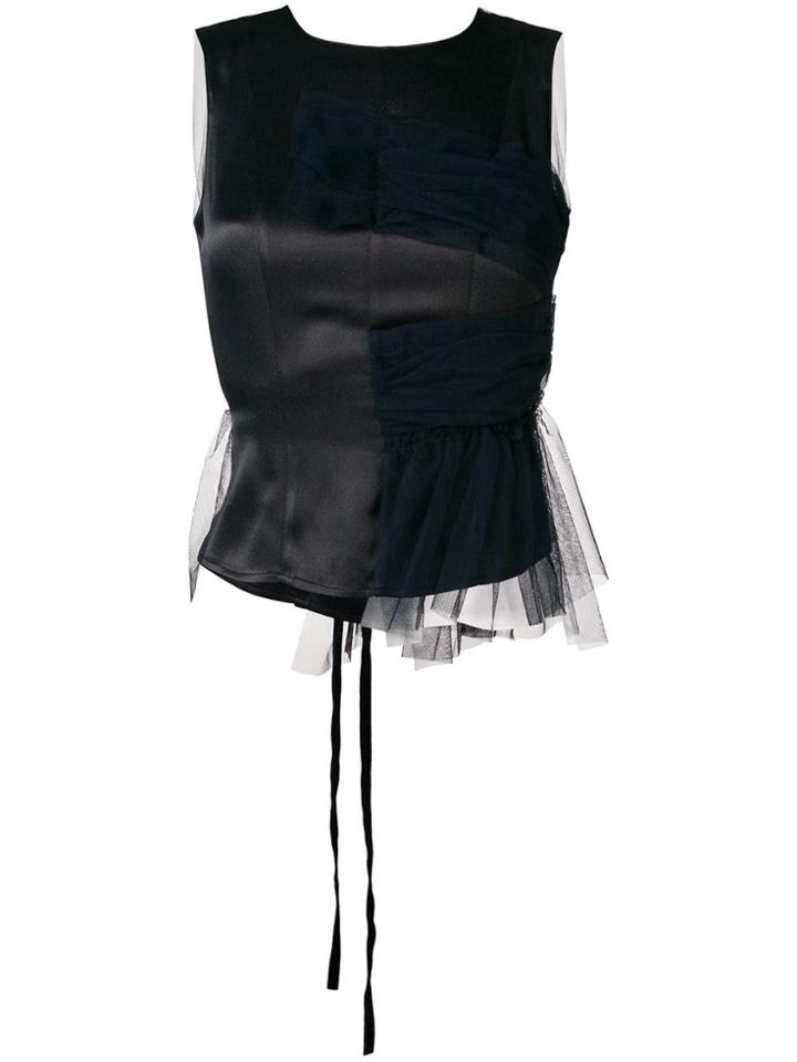 Act N&deg;1 Tulle Back Top - Black