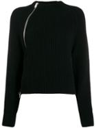 Mrz Side Zip Detail Sweater - Black