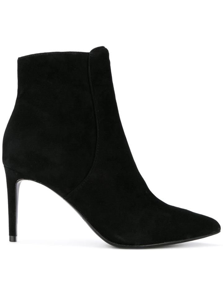 Rachel Zoe Morgan Suede Ankle Boots - Black