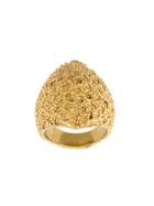 Maison Recuerdo 'water Drops' Sovereign Ring - Metallic