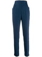 Romeo Gigli Pre-owned 1990's Pinstripe Super Skinny Trousers - Blue