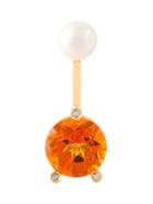 Delfina Delettrez 'magic Triangle Piercing' Diamond Earring - Yellow &