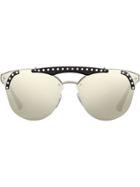 Prada Eyewear Ornate Sunglasses - Metallic