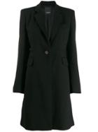 Pinko Tailored Midi Coat - Black