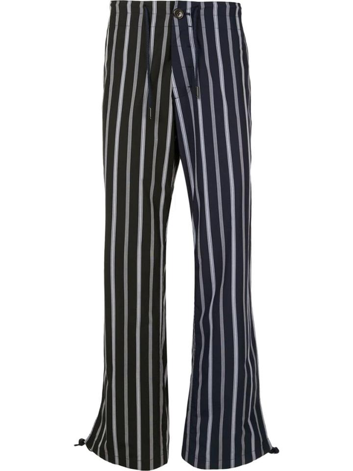 Ports V Two Tone Trousers - Blue