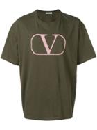 Valentino V Print T-shirt - Green