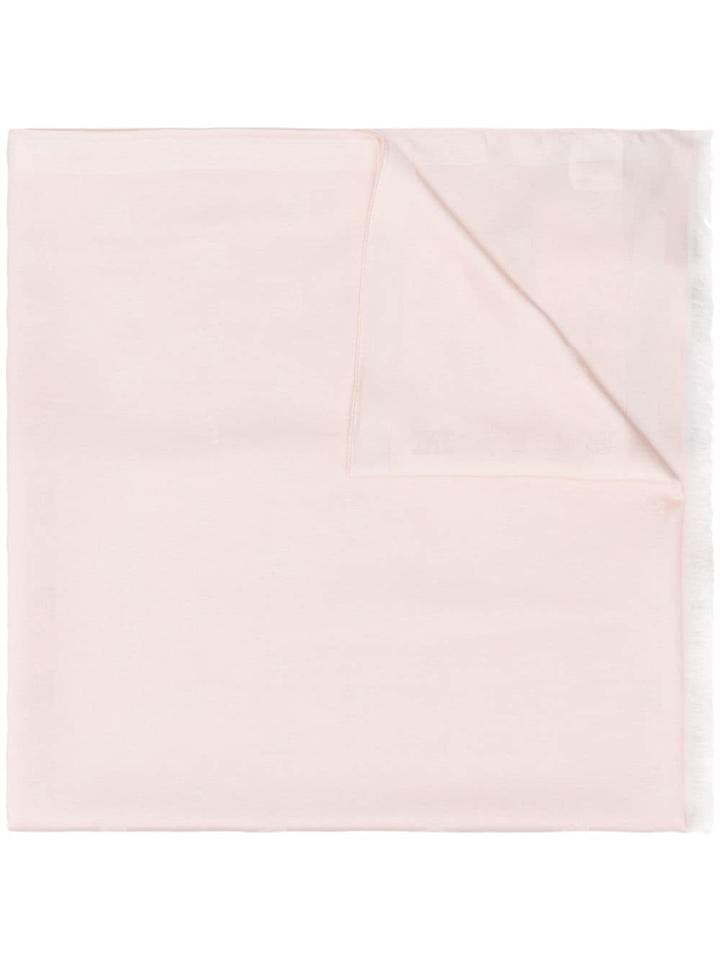 Max Mara Jacquard Scarf - Neutrals