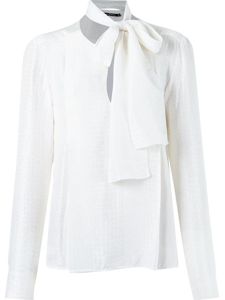 Reinaldo Lourenço Bow Neck Blouse
