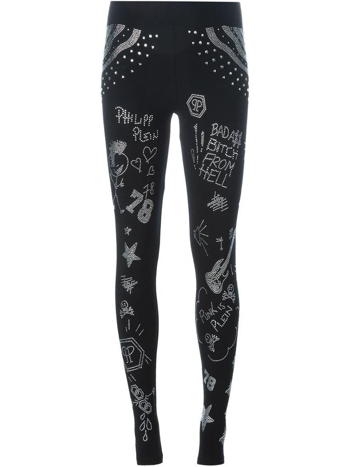 Philipp Plein 'badass' Leggings