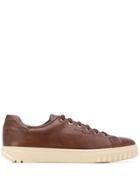 Salvatore Ferragamo Cube Sneakers - Brown