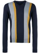 Lanvin Striped Jumper, Men's, Size: Small, Yellow, Cotton/merino